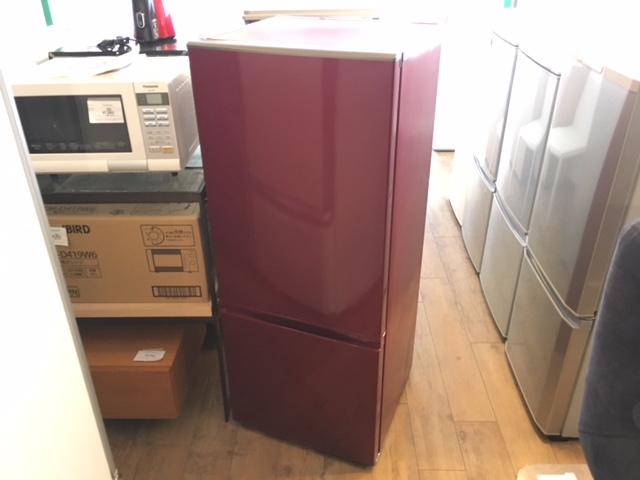 AQUA 2ドア冷蔵庫 （184L） AQR‐BK18F‐R （レッド）2016年製 | 入荷