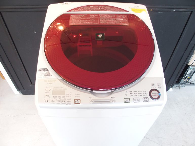 シャープ■プラズマクラスター8.0kg 洗濯乾燥機■ES-TX840 2015年製