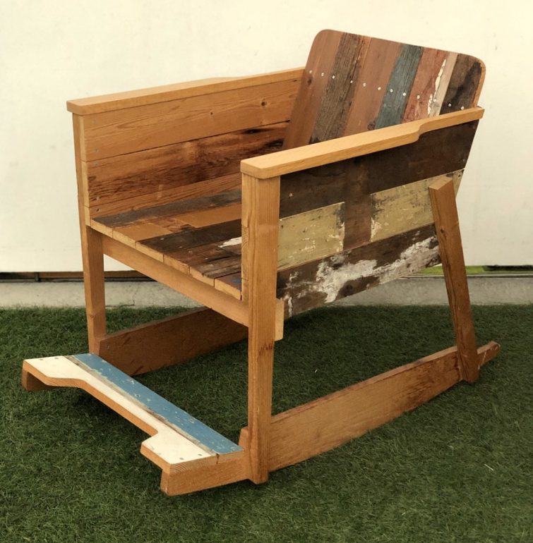 廃盤・希少】Piet Hein Eek□SCRAPWOOD Rocking chair/定価11万 | 入荷 
