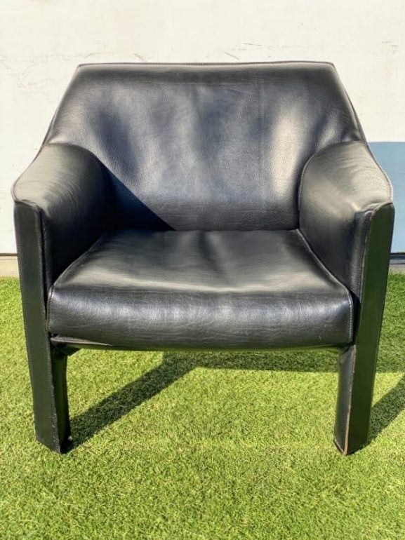 □Cassina/カッシーナ□ 415 CAB / キャブ ソファ ブラック | 入荷商品 