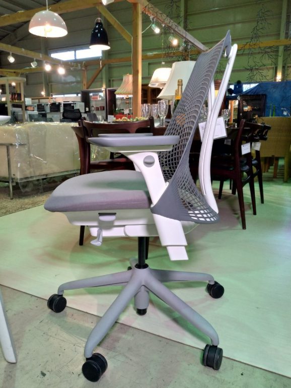 □HermanMiller/ハーマンミラー Sayl Chairs/セイルチェア グレー 