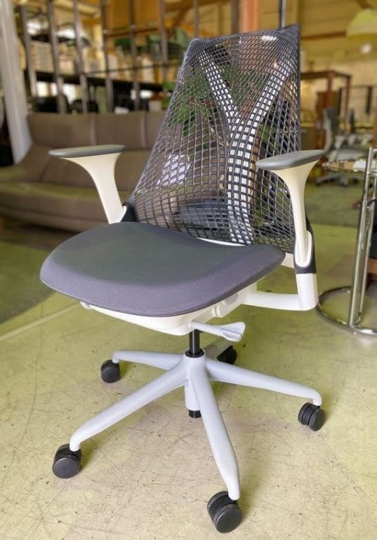 □HermanMiller/ハーマンミラー□Sayl Chairs/セイルチェア 黒×グレー 