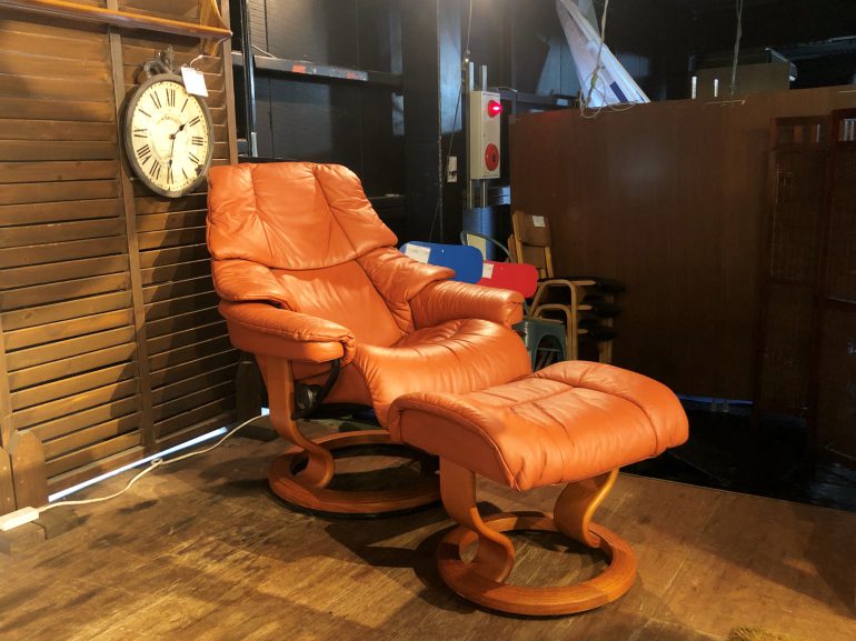 Ekornes エコーネス Reno レノ S Sサイズ 本革 ストレスレスチェア ...