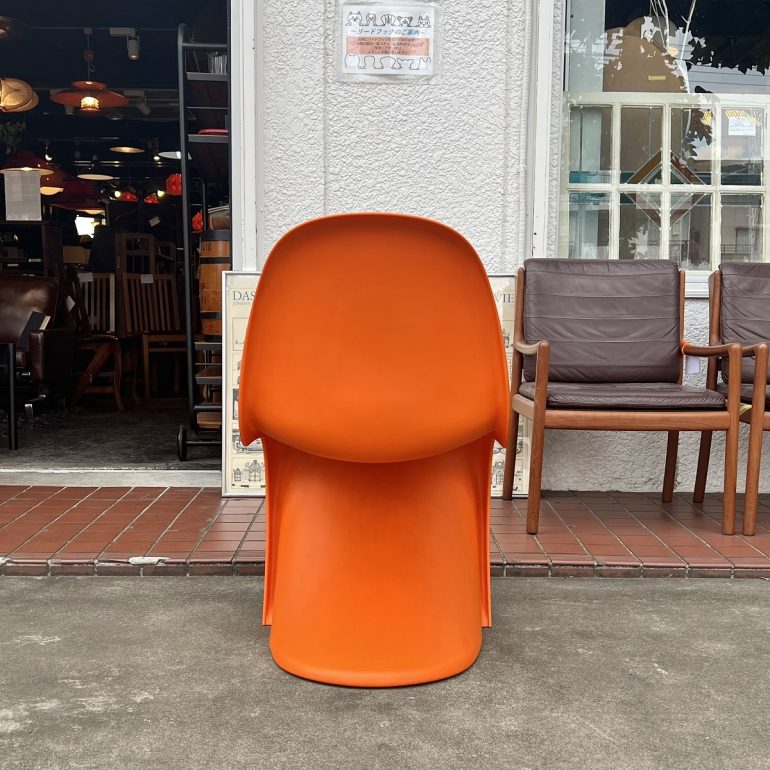 パントンチェア Vitra社/ Panton Chair 初回生産 オレンジ - 椅子/チェア